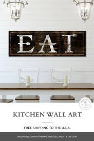 Rustic Kitchen Wall Decor Faux Metal Rusty Eat Sign Vintage Etsy In 2021 Rustic Kitchen Wall Decor Kitchen Wall Decor Modern Farmhouse Decor