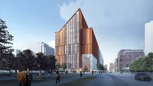 looking west to the arbour designed by moriyama teshima acton ostry for george brown brown college building exterior exterior design