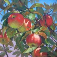 Placement of the tree in one's yard is critical, as fruit trees require at least six to eight hours of direct sunlight per day to produce enough carbohydrates for growth and the development of fruit. 10 Orchard Paintings Ideas Pastel Fruit Painting Pastel Painting