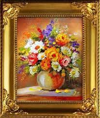 Maybe you would like to learn more about one of these? Blumenstrauss Blumen Vase Gemalde Olgemalde Bilder Bild Olbild Mit Rahmen G02287 Www Jvmoebel De La Design Chesterfield Mobel Ledersofa Sofa