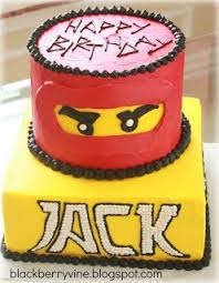 The Blackberry Vine Lego Ninjago Cake Kai Lego Ninjago Cake Ninja Birthday Cake Lego Ninjago Birthday