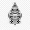 Black metal illustration, bhima arjuna wayang gunungan, silhouette, cdr, animals png. 1