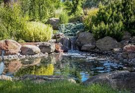 Natural Style Water Feature With Stream And Waterfall Into Pond Pacific Garden Landscape Design Garden Design