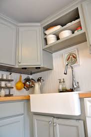 Butcher Block Counters With Beadboard Backsplash Beadboard Backsplash Farmhouse Sink Kitchen Designs Layout