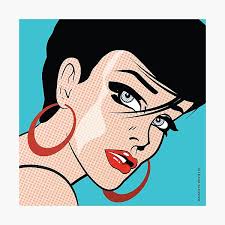 Regalos y productos: Estilo Roy Lichtenstein L%c3%a1minas Fotogr%c3%a1ficas 