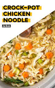 Crock Pot Chicken Noodle Will Warm Up Your Whole Crew Recipe Crockpot Chicken Noodle Soup Recipes Chicken Noodle Soup Crock Pot Easy Crockpot Chicken