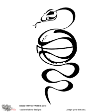 These uncommon designs are featured on the skin of those with a true passion for both body art and the game. Tattoo Of Snake Basketball Sport Tattoo Custom Tattoo Designs On Tattootribes Com