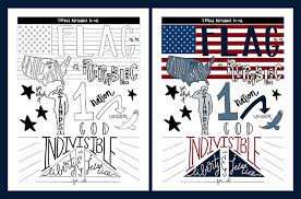 There are 10 pages of learning printables included. Pledge Of Allegiance Coloring Page Printable