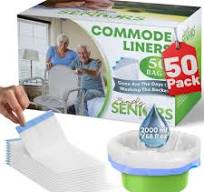 Amazon.com: Commode Liners - 50 Strong Portable Toilet Bags ...