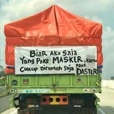 Masker Daster Di 2020 Ungkapan Lucu Kutipan Pelajaran Hidup Teks Lucu