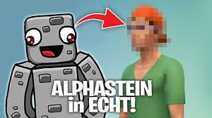 Alphastein eigener lucky block bedwars minecraft server. So Sieht Alphastein In Echt Aus Youtube