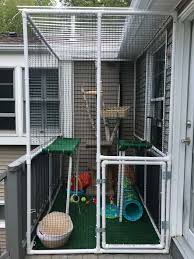 Yes, this outdoor catio is built attached to the home exterior and allows access to cats from inside. How To Build A Catio With Pvc Pipes Our Re Purposed Home