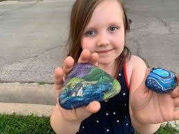 Found two beautiful rocks