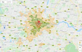 How to travel back in time with google maps when the dropdown opens up you can drag the slider back in time as far as 2007! Google Maps Drive Time Polygon Tutorial A Guide To Driving Radius Blog