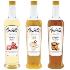 Christmas Syrups 3 Pack Peppermint Syrup Complex Flavors Flavored Syrup