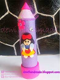 Dewi Handmade Tempat Pensil Dari Kain Flanel Kain Flanel Tempat Pensil Kain