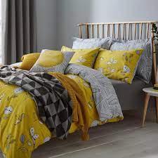 Maybe you would like to learn more about one of these? Grey And Yellow Master Bedroom Yellow Bed Linen Yellow Bedroom Decor Yellow Bedding