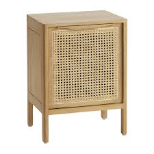 Santali Rattan Bedside Table In 2020 Rattan Side Table Rattan Side Table