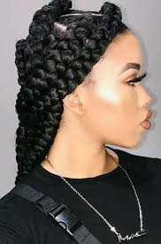 When you're finished with your tiny cornrows, create one slightly bigger braid that connects both sides and outlines the shape of the heart. 43 Big Box Braids Hairstyles For Black Hair Page 2 Of 4 Stayglam