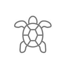 Silhouettes Turtle Vector Images Over 2 800 Black outline tribal hawaiian turtle tattoo design. vectorstock