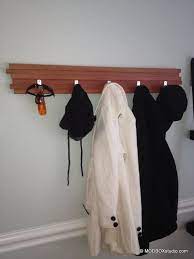 Coat Rack 5 Hook Modern Key Hat Minimalist Wall Hanging W 5 Etsy Coat Rack Wall Coat Rack Hat Rack