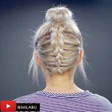 Another Hair Video Up On My Channel Milabu Now 10 Faux Braided Short Hair Tutorials Here Is T Short Hair Tutorial Braids For Short Hair Short Hair Styles