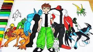 All modern humans share a common ancestor who lived around 200,000 years ago in africa. Coloring Pages Ben 10 Fourarms Diamondhead Heat Blast Coloring Videos Ben 10 Coloring Book 2018 Youtube