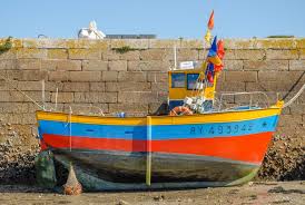 Belle Ile Le Port De Sauzon A Maree Basse Maree Basse Bateaux Barque