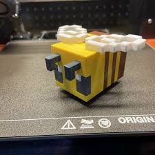 Changes the bee model to a humanoid. Download 3mf File Minecraft Bee Design To 3d Print Cults