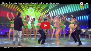 Laurita fernández se negó a bailar con lourdes sánchez tyago y sol pérez se dieron un beso de lengua, ante la atenta mirada de tinelli. Brian Sarmiento Canto Cumbia En Showmatch Y Sol Perez Fue Su Bailarina