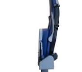 Ambulance Doctor Seat Rotatable Blue and black.