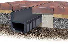 Caniveau A Fente Laterale Hexdrain Brickslot Aco Caniveau A Fente Piscine Amenagement Paysager Carrelage Terrasse