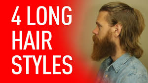 Different hairstyles for men with long hair have always been controversial and caused lots of discussions. Four Ways To Wear Long Hair Eric Bandholz Youtube