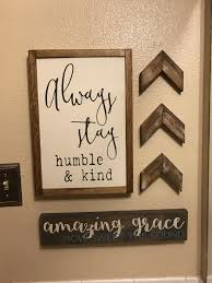 Rustic Sign Farmhouse Amazing Grace Arrows Humble And Kind How To Make Signs Rustic Signs Diy Projects