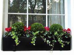 A hanging basket is a container filled with decorative plants suspended by strings or chains. Window Boxes London Design Installation Maintenance London Planters