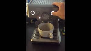 Do not place the breville caf venezia espresso / cappuccino machine on or near a hot gas or electric burner, or where it could touch a heated oven. Breville Model Bes840xl A 1 Button Buzzing Sound Youtube
