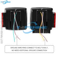 It is referred to as such as the system needs a mere four wires for the trailer tail lights, turn signals and brake lights to illuminate. China 100 Original Trailer Light Board 101001w Waterproof Led Trailer Tail Light Kit For Truck Boat Rv Goldy Factory And Manufacturers Goldy