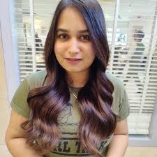Trendy violet ash brown hair colour for long luscious hair you'd love to  flaunt all day every day. The blend of shades is key here