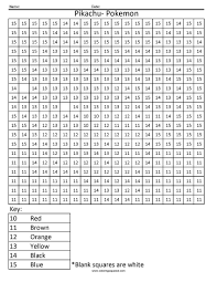 Click On The Image To View The Pdf Print The Pdf To Use The Worksheet Pokemon Pikachu Color By Numb In 2020 Math Coloring Worksheets Color By Numbers Math Coloring