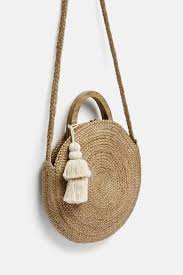 Image 5 De Panier Rond En Raphia De Zara Buyuk Canta Canta Zara