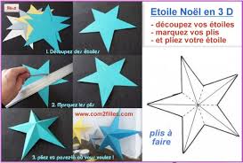 Tuto Etoile Noel 3d Papier Etoile De Noel Noel Decoration Noel