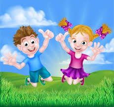 Cartoon Kids Jumping For Joy Cartoon Kids Jumping For Joy Happy Cartoon