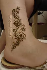 Simple ankle henna foot easy pretty. Ankle Henna Tattoo