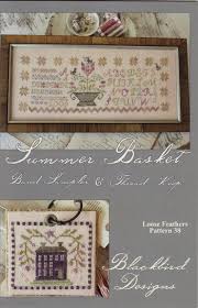 123stitch Com Blackbird Designs Summer Baskets Black Bird