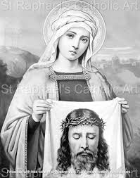 St Veronica Holy Face of Jesus Catholic Art Digital Downloads