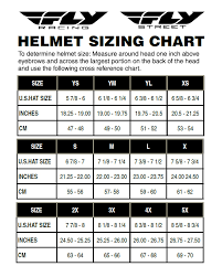 45 inquisitive four wheeler helmet size chart