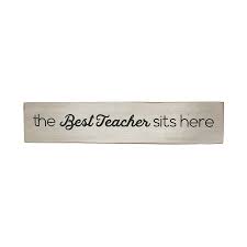 Maybe you would like to learn more about one of these? Teacher Desk Decor Best Teacher Sentiment Mud Pie