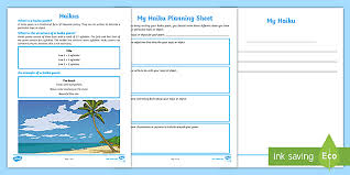 Find & download free graphic resources for writing paper. Haiku Poem Writing Template Ela Teaching Resource Twinkl