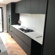 Maybe you would like to learn more about one of these? Freeborn Carpentry On Instagram Rear Extension Kitchen Installation Matt Black Handleless Kitc Handleless Kitchen Kitchen Installation Modern Kitchen Design