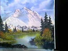 bob ross malerei rand des baches malerei video youtube